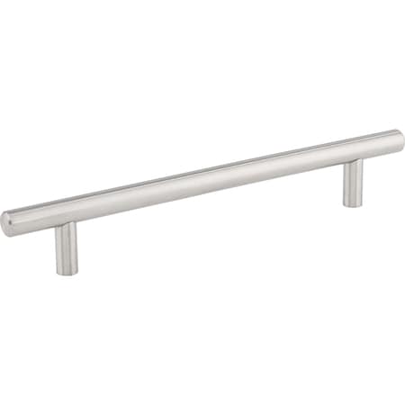 Elements 160 mm Center-to-Center Hollow Matte Black Stainless Steel Naples Cabinet Bar Pull 218SS
